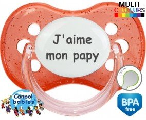 J'aime mon papy: Sucette Cerise-su7.fr