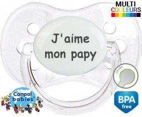 J'aime mon papy: Sucette Cerise-su7.fr