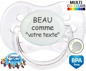 Beau comme... + prénom: Sucette Cerise-su7.fr