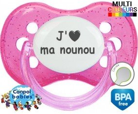 Coeur j'aime ma nounou: Sucette Cerise-su7.fr