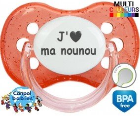 Coeur j'aime ma nounou: Sucette Cerise-su7.fr