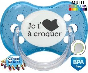 Je t'aime à croquer : Sucette Cerise personnalisée