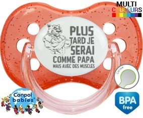 Humour plus tard je serai comme papa mais avec des muscles: Sucette