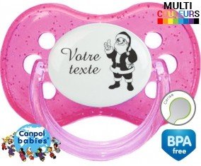 Père noël style1 + prénom: Sucette Cerise-su7.fr