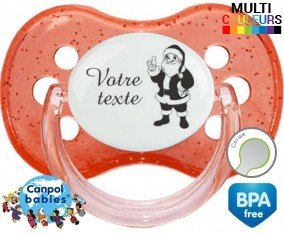 Père noël style1 + prénom: Sucette Cerise-su7.fr