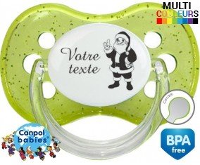 Père noël style1 + prénom: Sucette Cerise-su7.fr