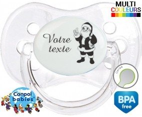Père noël style1 + prénom: Sucette Cerise-su7.fr