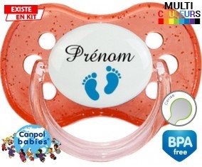 Pied (garçon) + prénom: Sucette Cerise-su7.fr