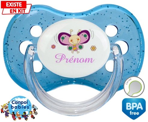 Papillon souriant (fille) + prénom: Sucette Cerise-su7.fr