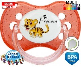 Lion style1 + prénom: Sucette Cerise-su7.fr