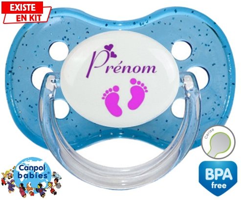 Pied (fille) + prénom: Sucette Cerise-su7.fr