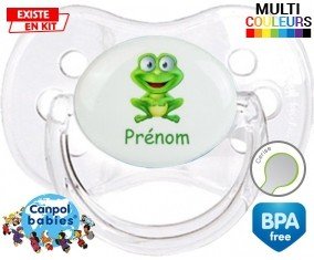 Grenouille + prénom: Sucette Cerise-su7.fr