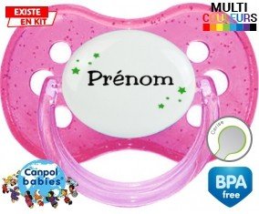 Étoiles + prénom: Sucette Cerise-su7.fr