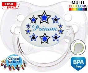 Étoile modèle (garçon) + prénom: Sucette Cerise-su7.fr