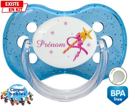 Fée baguette + prénom: Sucette Cerise-su7.fr