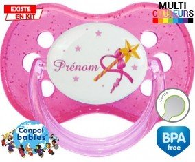 Fée baguette + prénom: Sucette Cerise-su7.fr