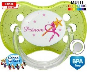 Fée baguette + prénom: Sucette Cerise-su7.fr