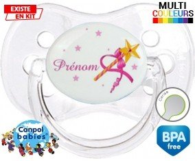 Fée baguette + prénom: Sucette Cerise-su7.fr