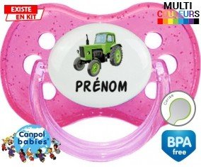 Tracteur + prénom: Sucette Cerise-su7.fr