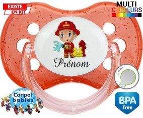 Pompier + prénom: Sucette Cerise-su7.fr