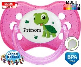 Tortue + prénom: Sucette Cerise-su7.fr