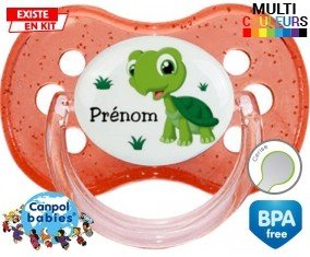Tortue + prénom: Sucette Cerise-su7.fr