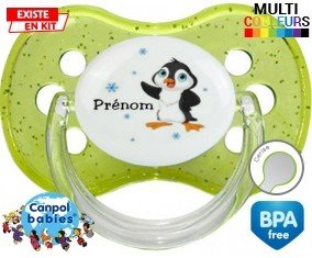 Pingouin + prénom: Sucette Cerise-su7.fr