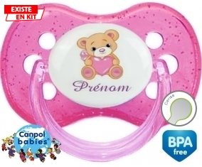 Ourson (fille) + prénom: Sucette Cerise-su7.fr