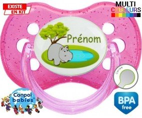 Hypopotame + prénom: Sucette Cerise-su7.fr
