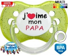 J'aime mon papa style1: Sucette Cerise-su7.fr