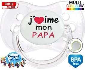 J'aime mon papa style1: Sucette Cerise-su7.fr