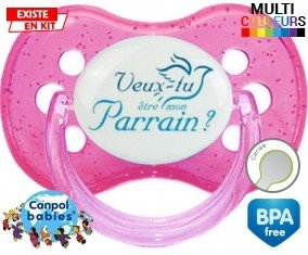 Veux-tu être mon parrain? Style2: Sucette Cerise-su7.fr