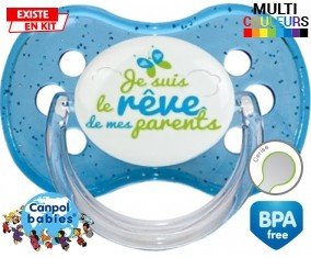Je suis le rêve de mes parents style2 : Sucette Cerise personnalisée