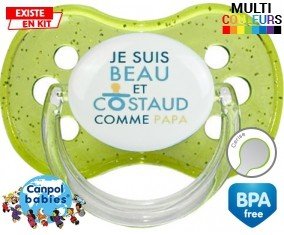 Je suis beau et costaud comme papa style2: Sucette Cerise-su7.fr