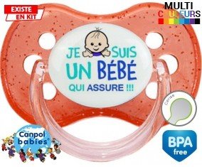 Je suis un bébé qui assure style2: Sucette Cerise-su7.fr
