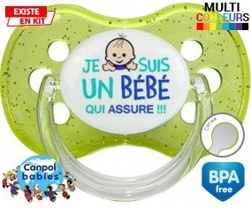 Je suis un bébé qui assure style2: Sucette Cerise-su7.fr