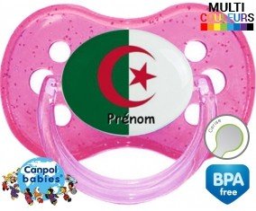 Drapeau algérie + prénom: Sucette Cerise-su7.fr