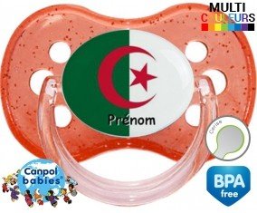 Drapeau algérie + prénom: Sucette Cerise-su7.fr