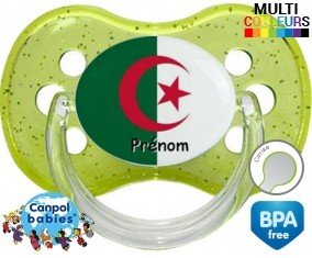 Drapeau algérie + prénom: Sucette Cerise-su7.fr
