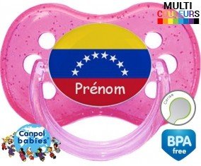 Drapeau vénézuéla + prénom: Sucette Cerise-su7.fr
