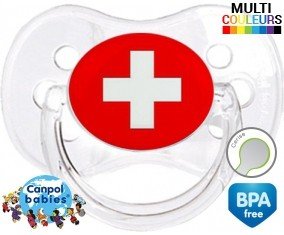 Drapeau suisse: Sucette Cerise-su7.fr