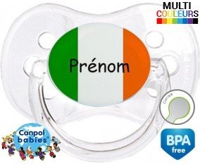 Drapeau ireland + prénom: Sucette Cerise-su7.fr