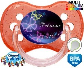 Papillon de nuit + prénom: Sucette Cerise-su7.fr