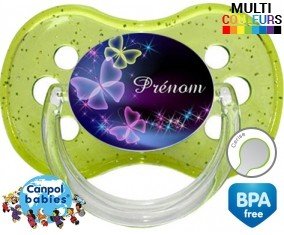 Papillon de nuit + prénom: Sucette Cerise-su7.fr