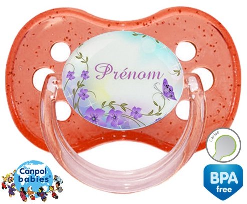 Papillon + prénom: Sucette Cerise-su7.fr