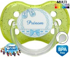 Chausson + prénom: Sucette Cerise-su7.fr