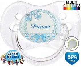 Chausson + prénom: Sucette Cerise-su7.fr