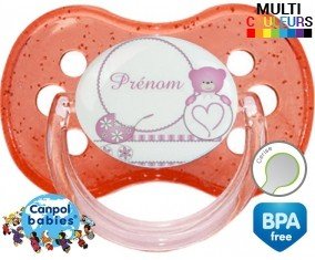Ourson (fille) + prénom: Sucette Cerise-su7.fr