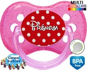 Petits pois + prénom: Sucette Cerise-su7.fr