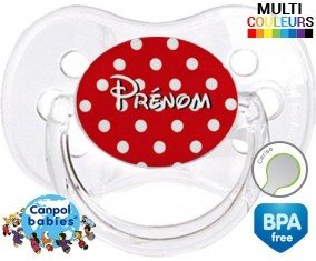 Petits pois + prénom: Sucette Cerise-su7.fr